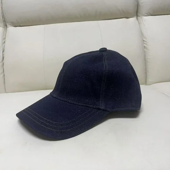 NWT Miu Miu Denim Baseball Cap | Embroidered Logo & Adjustable Fit Brand New Miu Miu logo-embroidered denim baseball cap with  main image 3